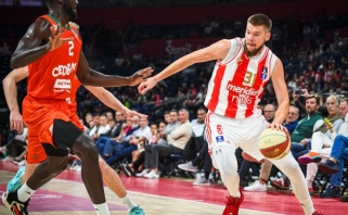 Prieš išvyką į Kauną – "Crvena Zvezda" su Giedraičiu pergalė nepadoriu skirtumu